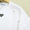 F040531夏季新品宽松版型纯棉插肩短袖男女情侣同款T恤 商品缩略图11