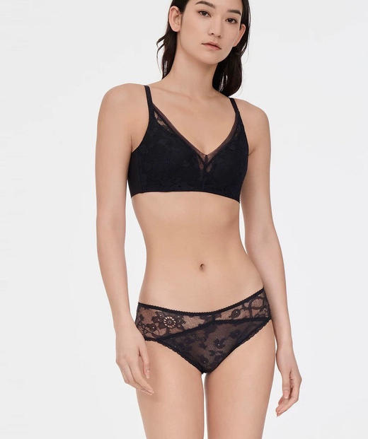 高腰蕾丝透气女士内裤4条装0228g07 商品图7