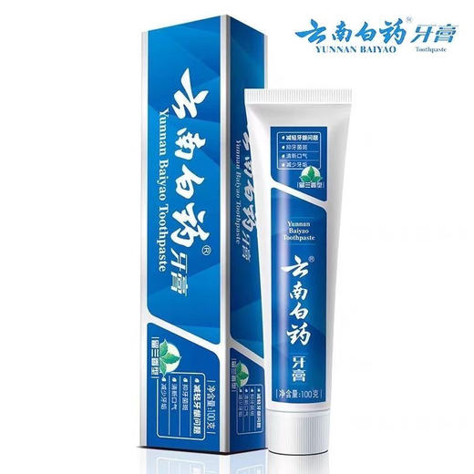 云南白药留兰香型牙膏100g 商品图0