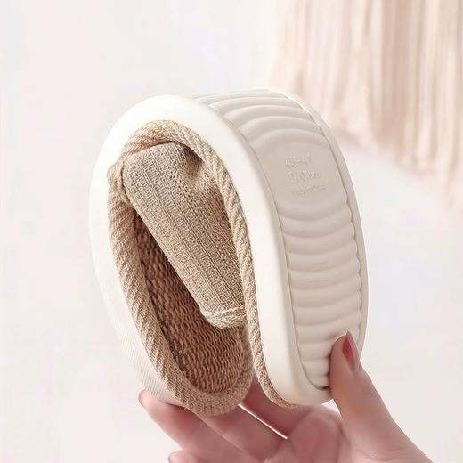 【6F】多样屋亚麻防滑拖鞋透气居家室内棉麻四季情侣拖 2026新款 商品图4