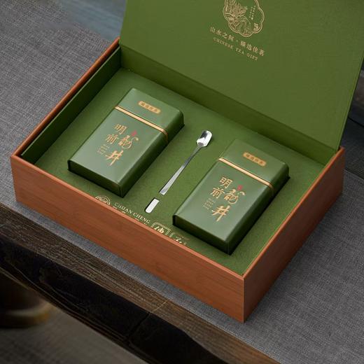 臻选佳茗【绿.2听龙井+茶勺】33元1套.整箱16套 商品图2