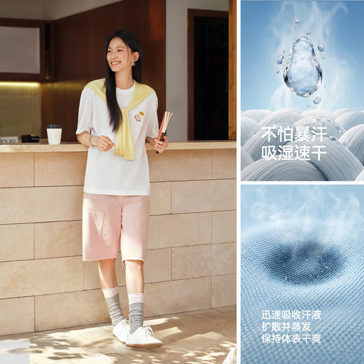 森马BRUNCH BROTHER联名短袖T恤男夏绣花圆领针织衫2026新款上衣 商品图2