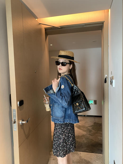 蒙口新款进出专柜同步可拆卸帽软水洗嬉皮牛仔外套 商品图6