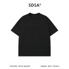 SDSA男装2026新款高贵轻奢美式胸前小字母印花圆领短袖T恤百搭潮 商品缩略图0
