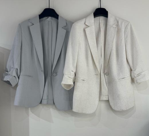 【门店同款】ENJOY夏季一粒扣正肩显瘦西装 171152869 商品图0