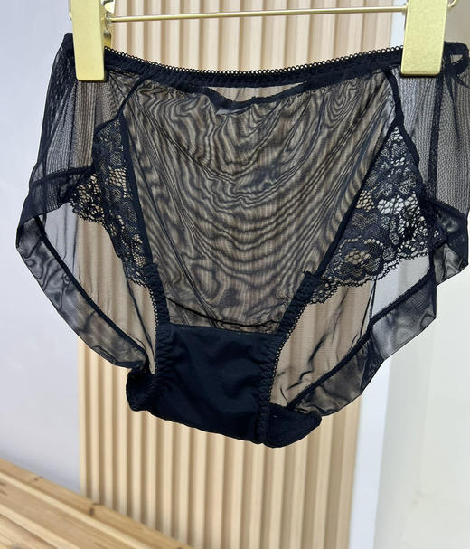 高腰蕾丝透气女士内裤4条装0228g07 商品图5