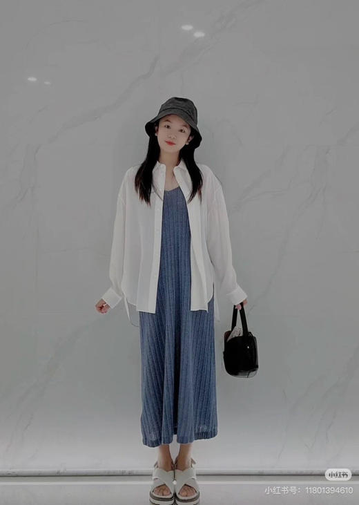 46-4 绝杀亏清 小禾女士丝麻针织吊带裙 商品图10