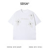 SDSA男装2026新款轻奢潮牌十字架刺绣字母设计圆领短袖T恤百搭 商品缩略图0