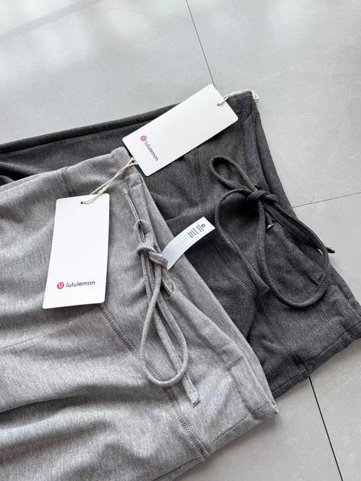 F040526夏季冰蚕丝高腰针织排汗透气显瘦休闲女士阔腿裤 商品图5