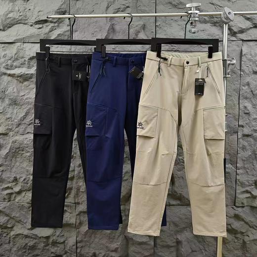 F040529春季运动户外耐磨防风散热透气软壳休闲徒步登山裤长裤 商品图0