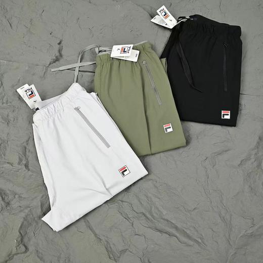 F040528男士梭织长裤春季新款基础健身运动松紧腰绳设计直口裤 商品图2