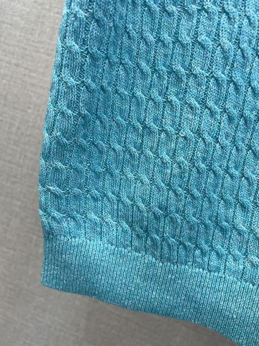 亚麻羊毛彩色POLO衫 商品图4