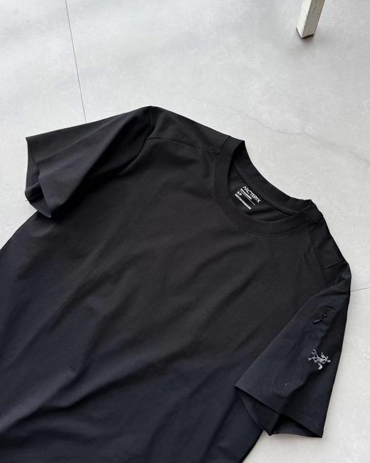 F040527男女同款吸汗透气户外运动圆领宽松休闲日常短袖T恤 商品图9