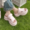 蚂蚁之恋夏季新品时尚潮系透气轻尚纯色女款居家外穿厚底凉拖鞋 商品缩略图0