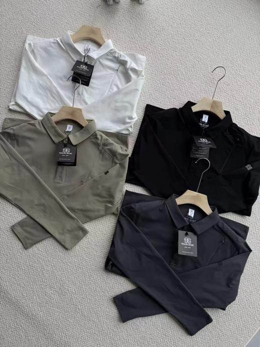 F040501春季户外运动速干T恤骑行服弹力透气徙步登山内搭上衣 商品图3