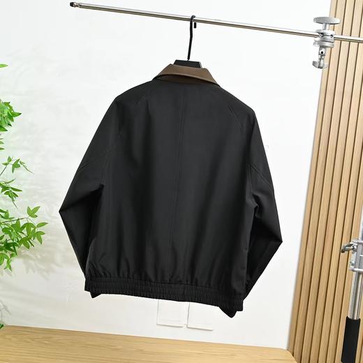 F040530春季新款男士休闲通勤铆钉口袋金属袖口按扣翻领夹克 商品图5