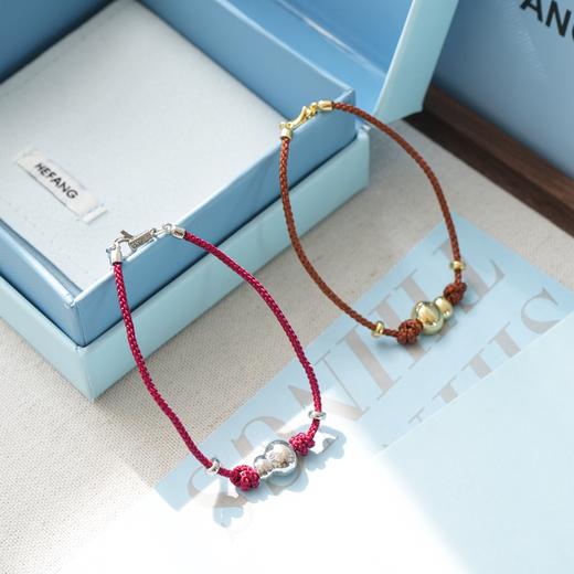 何方 葫芦红绳手链 商品图0