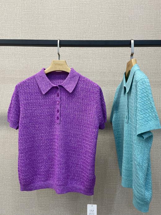亚麻羊毛彩色POLO衫 商品图7