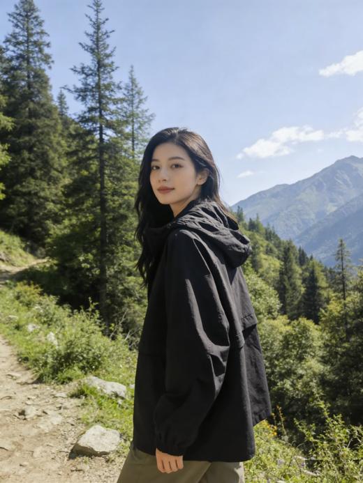 佐丹奴女装26年新款3M防泼水防晒轻薄风衣外套05376016 商品图2