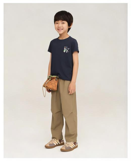 直发【2619】高端局，哈吉狗儿童液氮精梳棉短袖T恤 商品图3