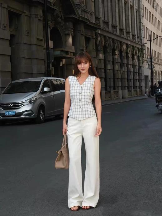 直发【68905】100%棉 气质窄版高腰直筒牛仔裤 商品图4