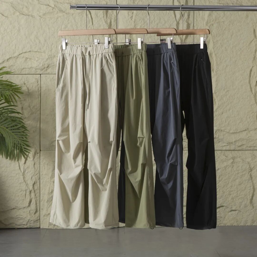 男女同款轻薄速干伞兵裤户外运动徒步防晒登山宽松美式休闲机能工装裤