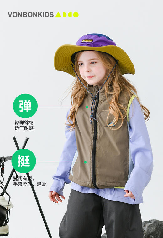 ☺️【 Vonbonkids 山系户外速干撞色拼接露营钓鱼马甲S07X26039款】来啦⛰️⛺️ 正宗山里山气的露营单品，💯氛围感直接拉满！  商品图5