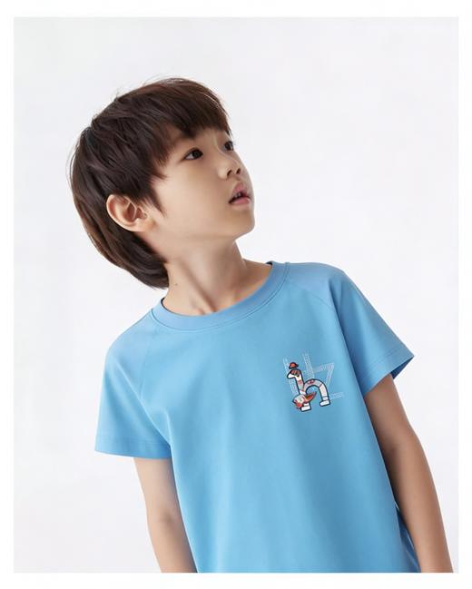 直发【2619】高端局，哈吉狗儿童液氮精梳棉短袖T恤 商品图4