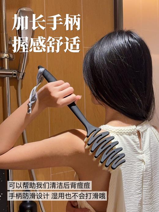 直发 开启沐浴之旅 【KONAN·松塔猪鬃毛浴刷】 商品图5