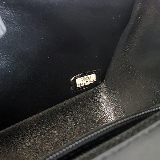 【95新】CHANEL香奈儿CF系列A69900 Y04059 94305黑金大迷你mini羊皮CF链条包单肩包女士260326NJS05 商品图9