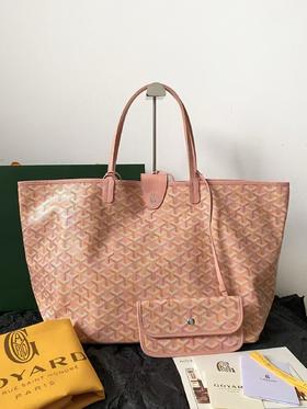 戈雅 26年限定色 樱花粉满印托特包Tote包购物袋