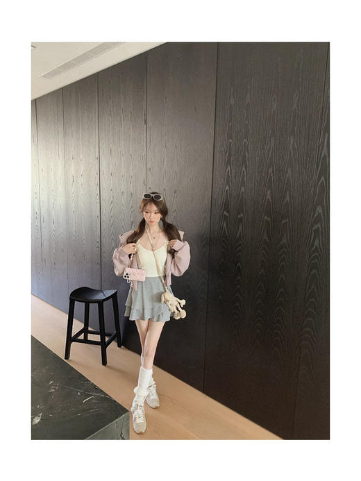 金蘑菇菇 可爱速配 / 陪我度过春夏 自带bra 法式小吊带 商品图5