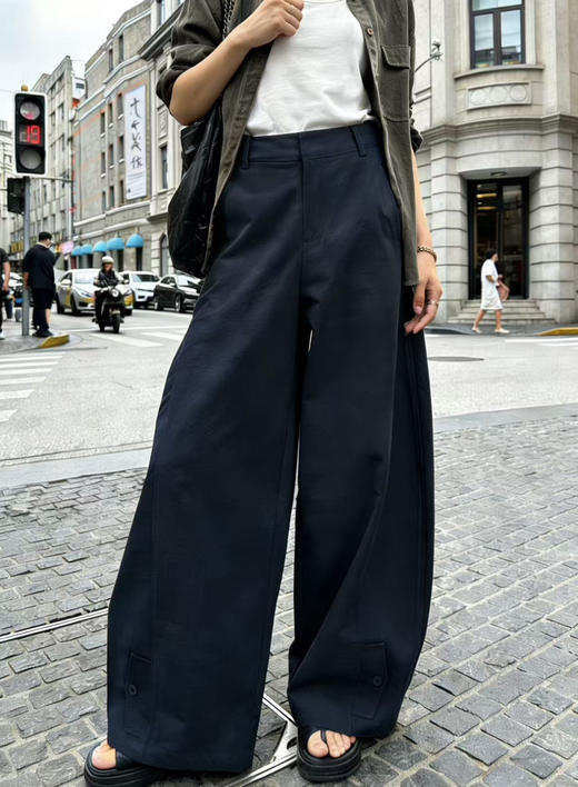 请输入原单新款弯刀阔腿裤 商品图1