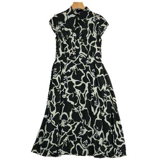 「高货kbnq」全新升级【铂金会员514/天猫699/差价185】(05503)洛诗琳法式真丝印花连衣裙女2026高级感气质收腰衬衫裙 商品图4