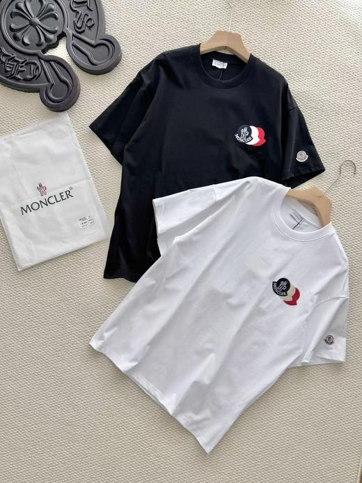 【ss1】男子新款棉质徽章刺绣圆领短袖T恤！！ 商品图1