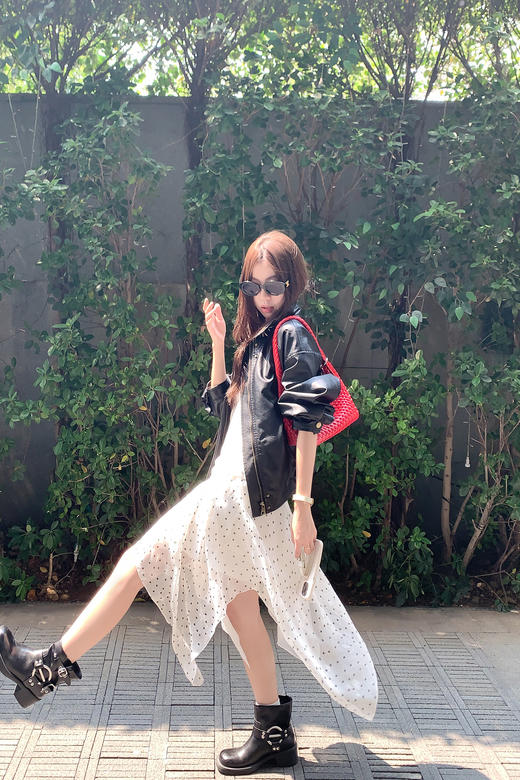 <曾小咸推荐>韩系不规则半身裙中长款百搭【预售款，预计3-15天！！】 商品图5