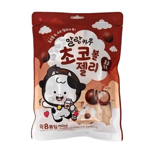 乐天 牛奶软糖巧克力味134g 롯데 말랑카우초코볼젤리초코우유134g 商品图0