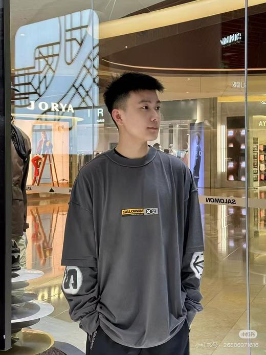 萨洛蒙2026联名款时尚休闲复古Y2K长袖T恤！ 商品图2