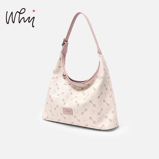 WHY印花腋下包通勤大容量甜美轻奢女包日常百搭爆款YAP11789Z 商品图1