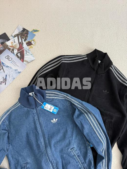 三YE草男女情侣款复古牛仔运动上衣外套 商品图3