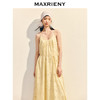 【商场同款】MAXRIENY圆领复古宫廷绣花吊带连衣裙25夏款a字长裙(货号:MC86DR079) 商品缩略图2