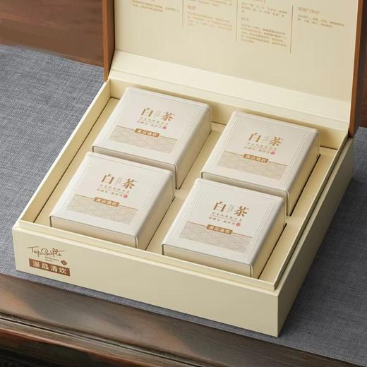 漫品清欢【米白.4听.白茶盒.（1斤）】40元1套.整箱10套 商品图3