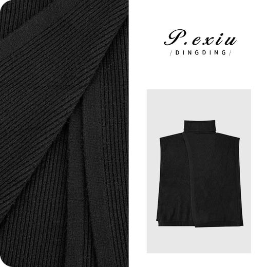 04-2潘依绣丁丁宠粉 人丝秋冬叠穿半高领时髦无袖针织马甲 L2679 商品图0