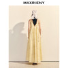 【商场同款】MAXRIENY圆领复古宫廷绣花吊带连衣裙25夏款a字长裙(货号:MC86DR079) 商品缩略图3