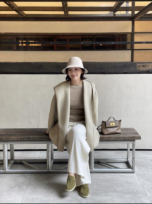 TODS 磨砂皮面草编麻绳底乐福鞋 商品图9