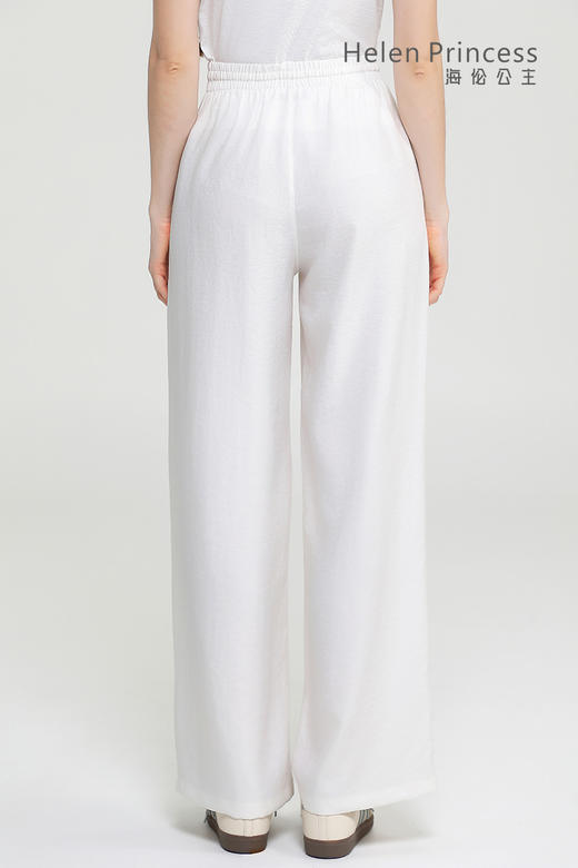 高腰垂感隐形口袋阔腿裤 商品图11