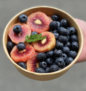 【鲜果切】佳沛红心猕猴桃+蓝莓（750ml）