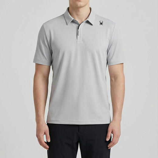 MM 山姆 Spyder短袖POLO衫 炭黑色/科技灰 商品图3