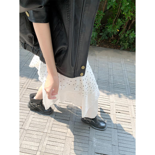 <曾小咸推荐>韩系不规则半身裙中长款百搭【预售款，预计3-15天！！】 商品图1