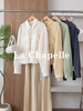 专柜实拍【莱赛尔天丝】拉夏贝尔/La Chapelle韩系简约！垂感舒适 翻领不对称折角口袋长袖衬衫 商品缩略图0